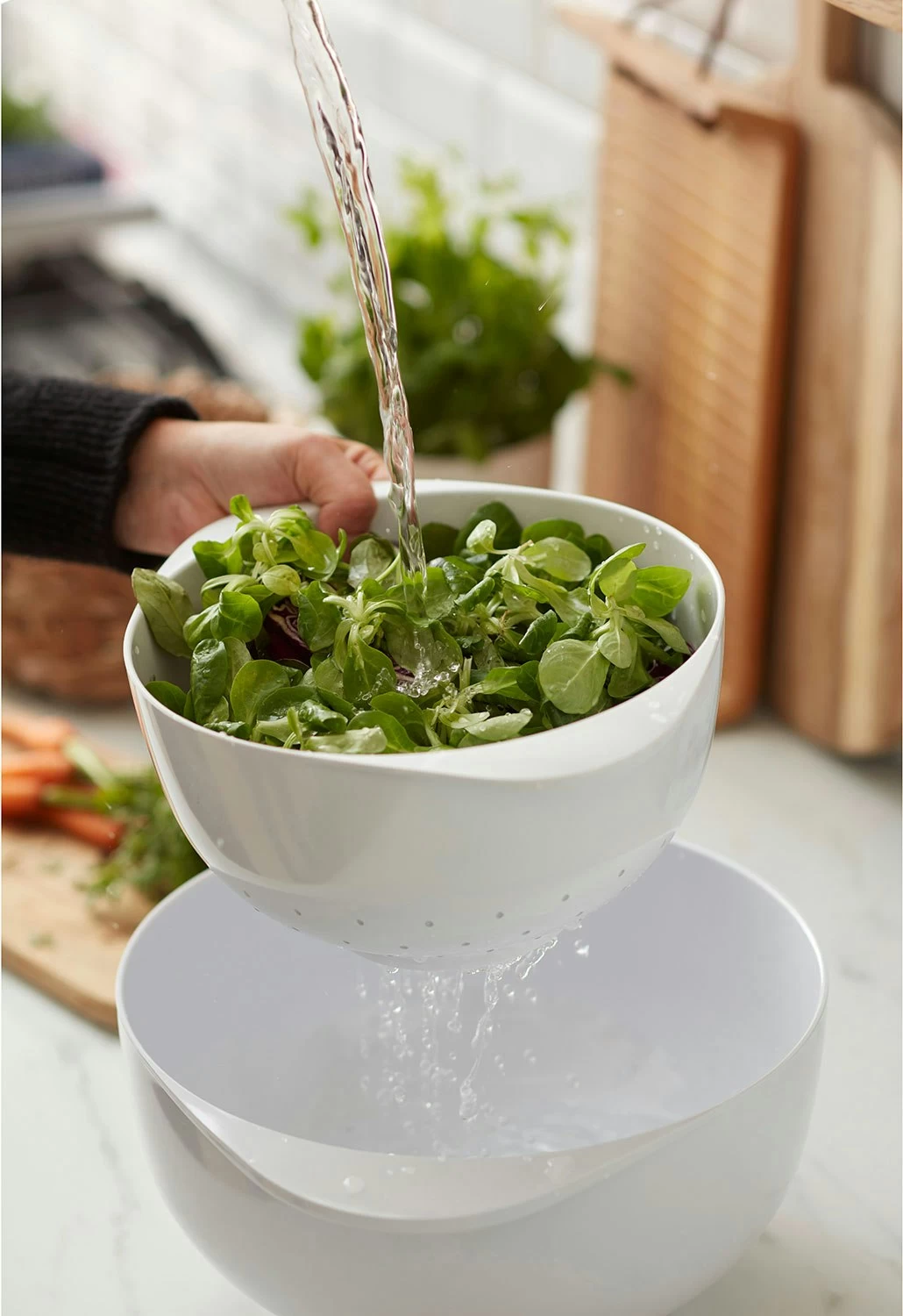 Rosti Margrethe Sieb 4 L, Weiß 3 Rosti Margrethe Sieb 4 L, Weiß – Bild 3