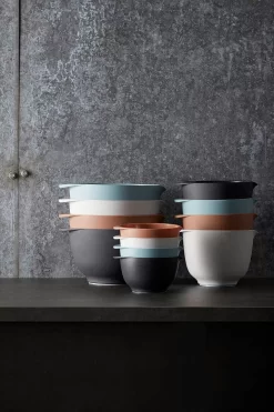 Rosti Margrethe Schüssel Pebble Black, 0,5 L -Pfannen - Töpfe Store rosti margrethe bowl 05l pebble white 5