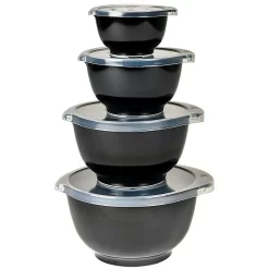 Rosti Margrethe Schüsselset Mini 8-tlg, Schwarz
