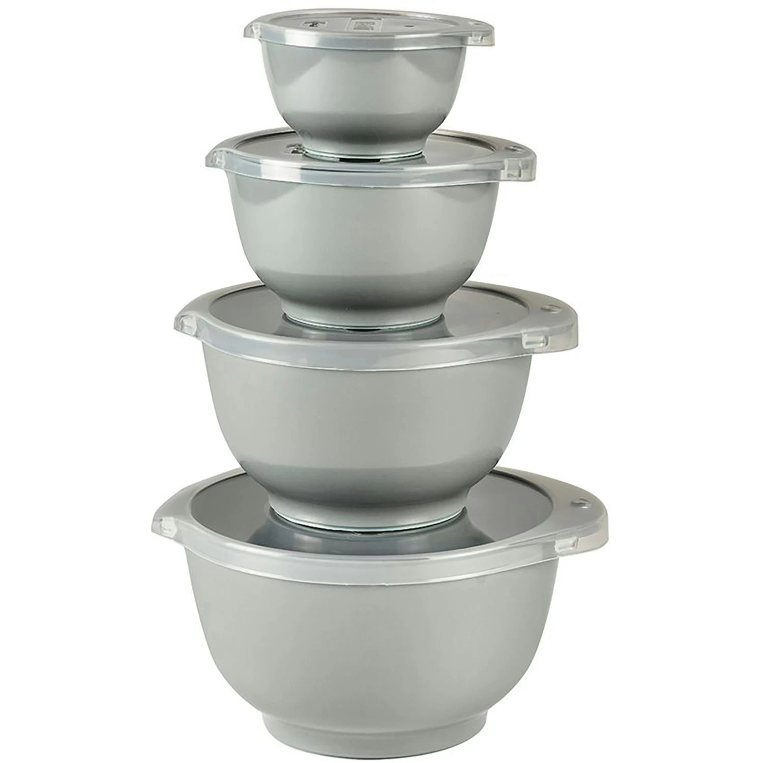 Rosti Margrethe Schüsselset Mini 8-er Set, Grau 1 Rosti Margrethe Schüsselset Mini 8-er Set, Grau