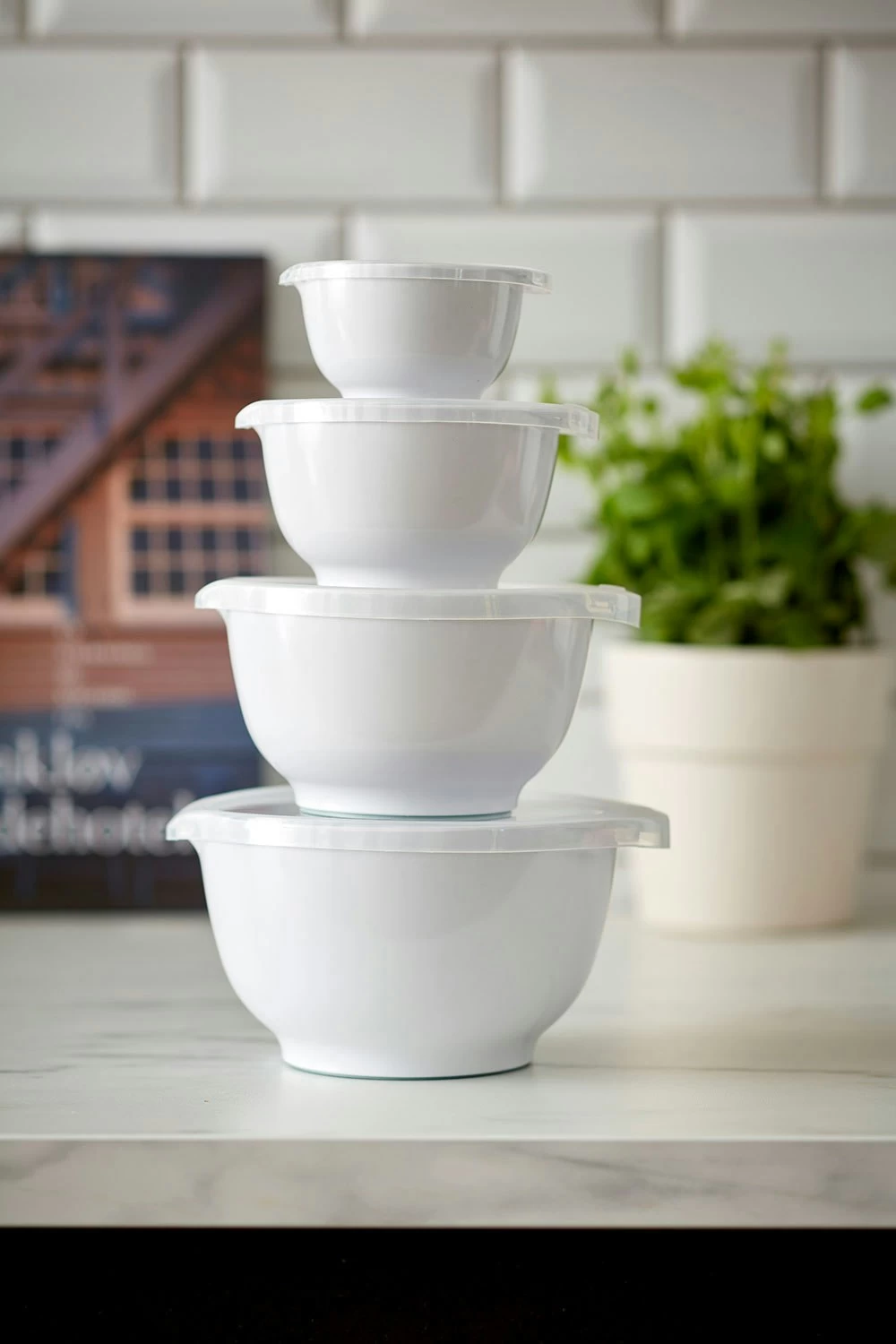 Rosti Margrethe Schüsselset Mini 8-er Set, Weiß 2 Rosti Margrethe Schüsselset Mini 8-er Set, Weiß – Bild 2